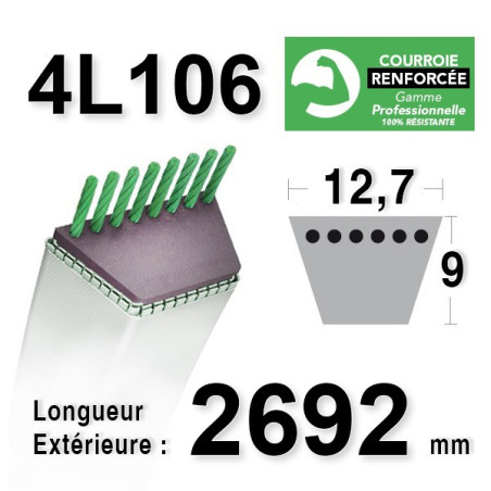 Courroie 4L1060 - 4L106