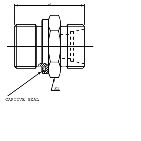 Raccord DICSA GES8LR14WDRVS