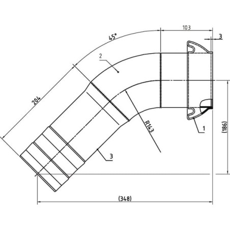 Raccord UNIVERSEL 4104045Z