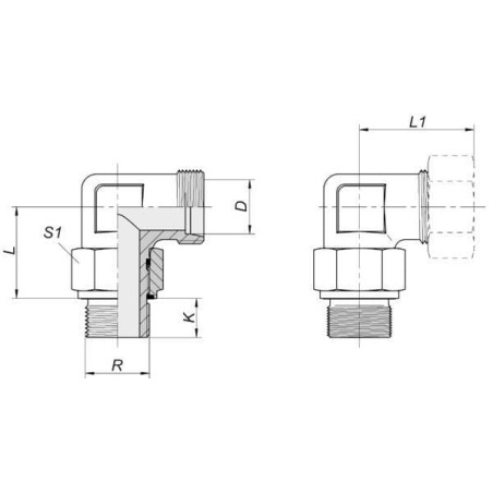 Raccord VOSS EWSC10LR14WD
