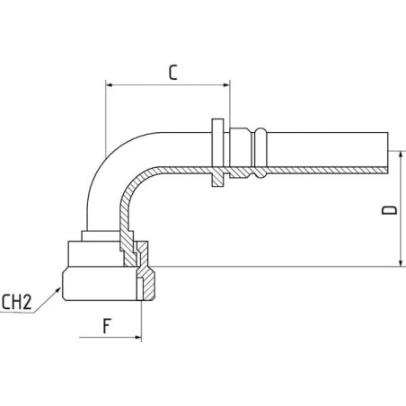 Raccord ALFAGOMMA DAVH252390