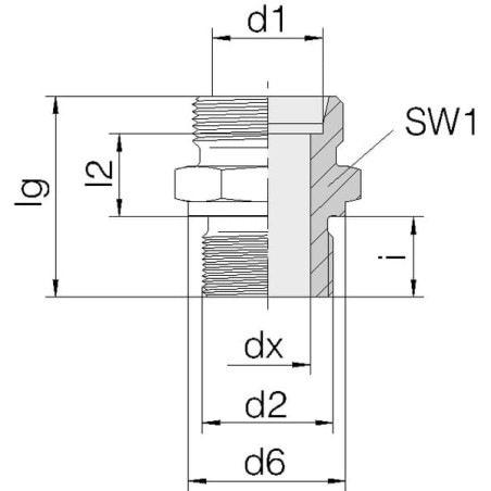 Raccord VOSS GES6LR14