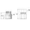 Raccord UNIVERSEL GAV6LR14