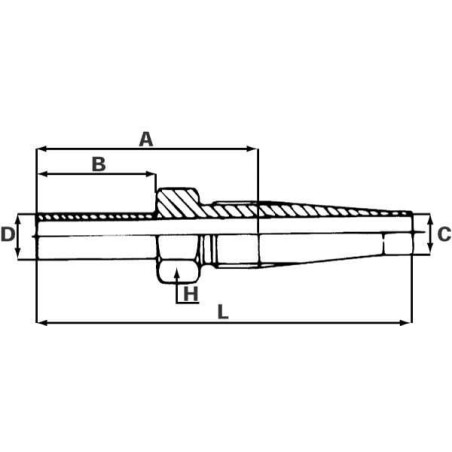Raccord à visser UNIVERSEL U812