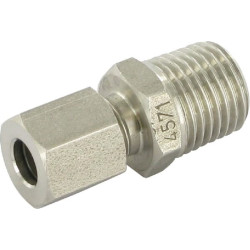 Raccord à visser mâle UNIVERSEL GEV6LLRK14RVS
