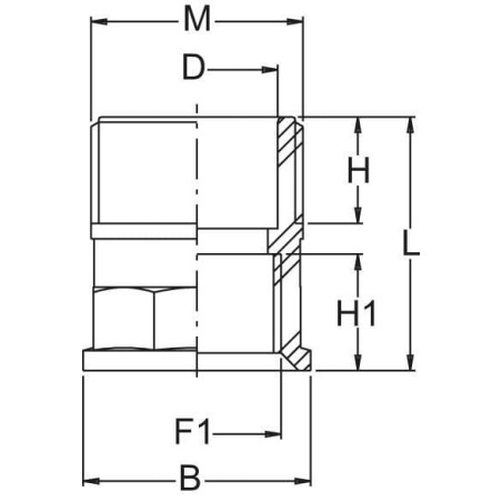 Raccord de réduction GEOLINE 8059303