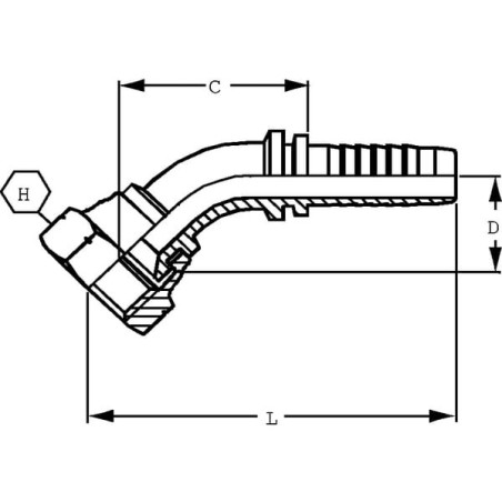 Raccord UNIVERSEL PA81245