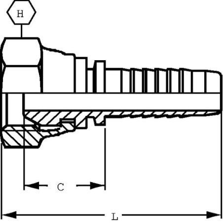 Raccord DIETZEL PGL1022
