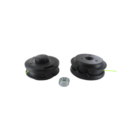 Tête fil nylon universelle TECOMEC semi-automatique. Peut accepter des diamètres de fil de 2,0mm à 3,5mm.