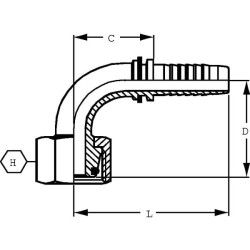 Raccord ALFAGOMMA PGSO203690AF41