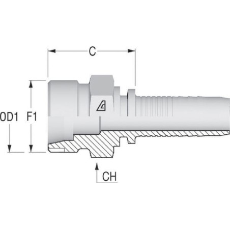 Raccord ALFAGOMMA PS2530