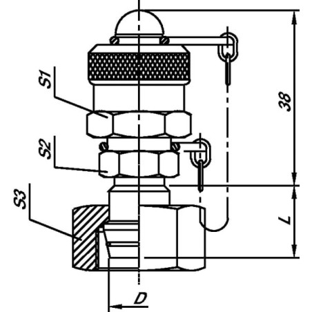 Raccord SPRADOW MDV2010L