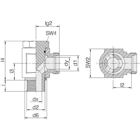 Raccord VOSS RSWS12LR12