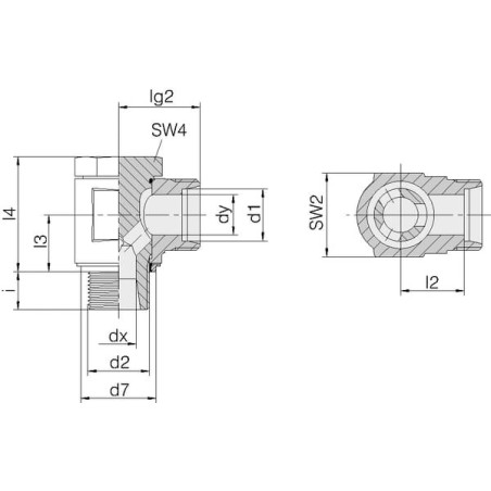 Raccord VOSS RSWS12SM18WD