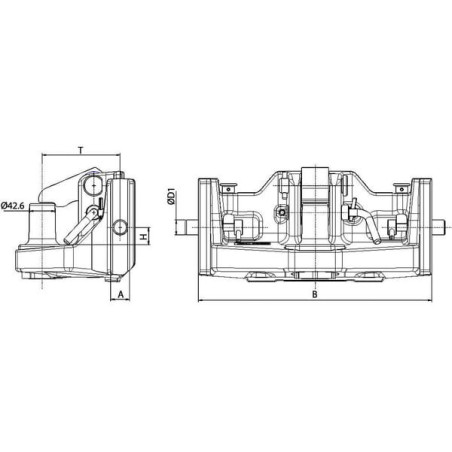 Raccord SAUERMANN HS7569P