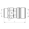 Raccord rapide FASTER CVV242522FV