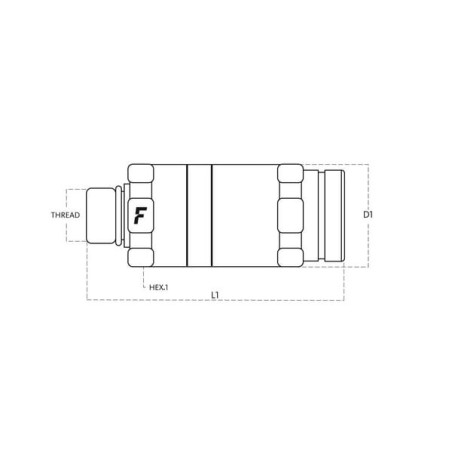 Raccord rapide FASTER FPI0651815FD
