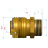 Raccord rapide LÜDECKE ES14AAB