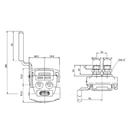 Raccord rapide WABCO 4528020090