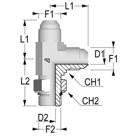 Raccord ALFAGOMMA LIU0707