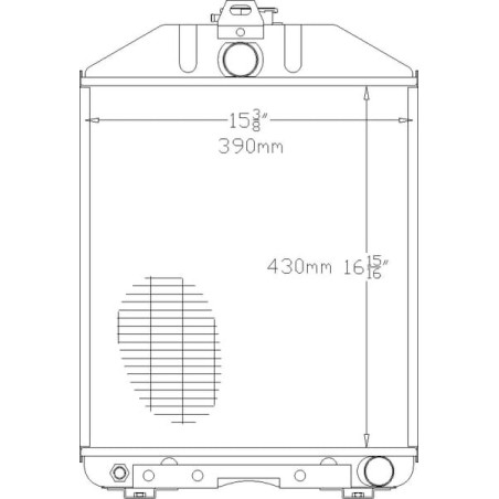 Radiateur UNIVERSEL 7700013120N