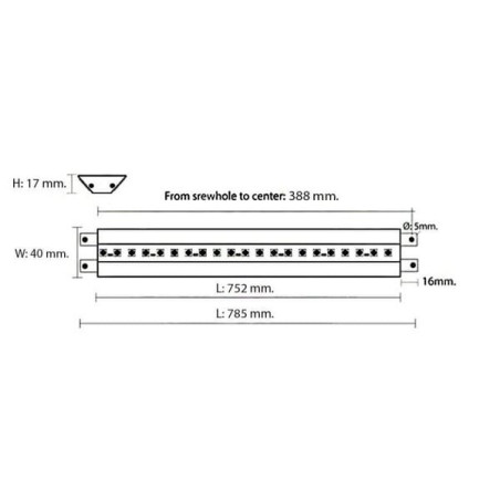 Rail UNIVERSEL LA50021