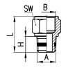 Réducteur CAMOZZI S25201412