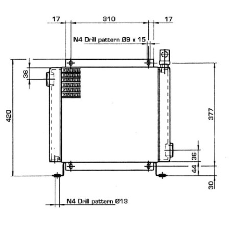 Refroidisseur d'huile EMMEGI OK2030K12201