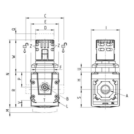 Régulateur CAMOZZI MD1R0006