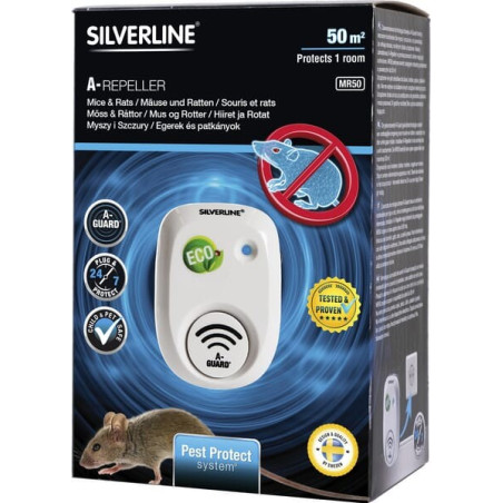 Répulsif à ultrasons SILVERLINE SILMR25301