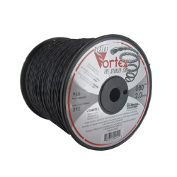 Bobine fil nylon hélicoïdal copolymère VORTEX  - 2.00mm x 292m - Qualité professionnelle - Fabrication américaine