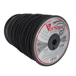 Bobine fil nylon hélicoïdal copolymère VORTEX  - 3.90mm x 128m - Qualité professionnelle - Fabrication américaine