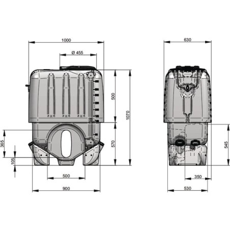 Réservoir UNIVERSEL TAMIN300PE