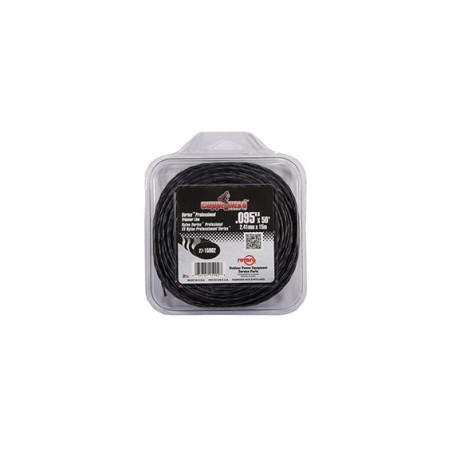 Coque fil nylon hélicoïdal copolymère VORTEX  - 2.40mm x 12m - Qualité professionnelle - Fabrication américaine