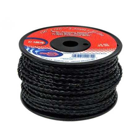 Bobine fil nylon hélicoïdal copolymère VORTEX  - 3.30mm x 36m - Qualité professionnelle - Fabrication américaine