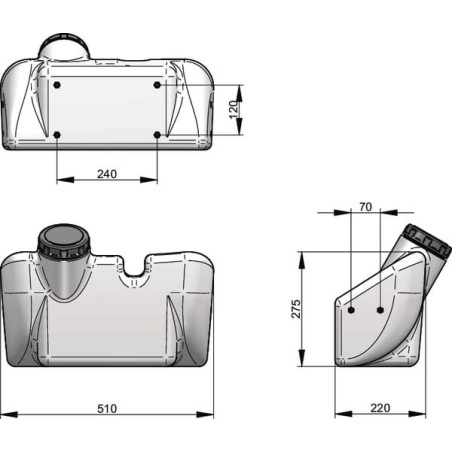 Réservoir UNIVERSEL MNLC3PONAT