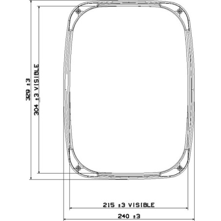 Rétroviseur BRITAX 7133600AM