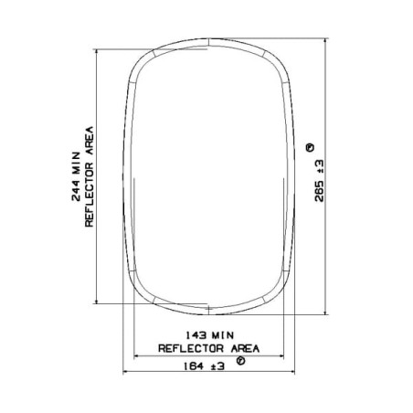 Rétroviseur BRITAX 7180021A