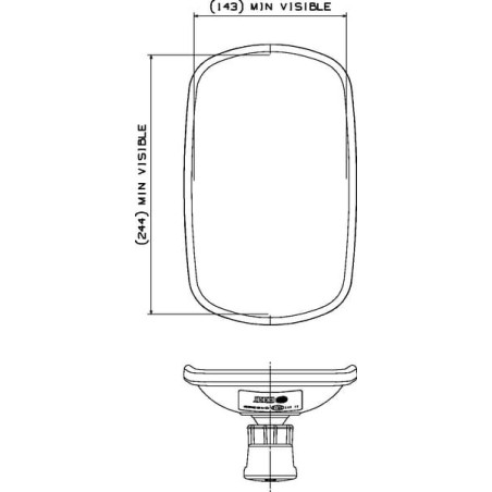 Rétroviseur BRITAX 7182320A