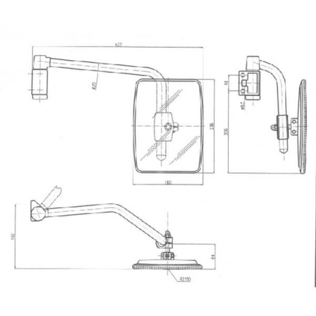 Rétroviseur SMAT NORD CA6597000