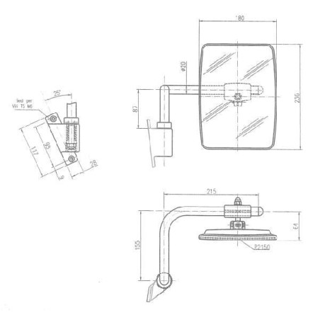 Rétroviseur SMAT NORD CA6451000