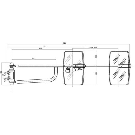 Rétroviseur SMAT NORD CA6102000