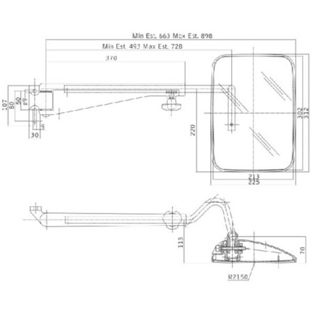 Rétroviseur SMAT NORD CA6399000