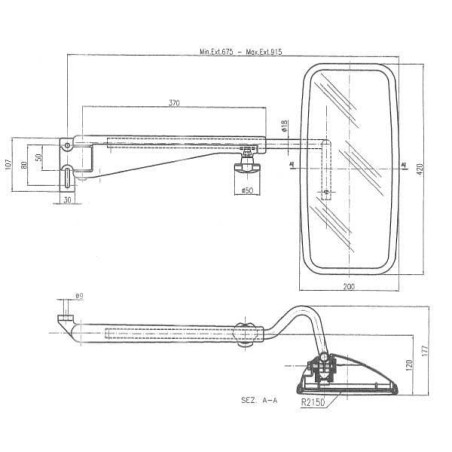 Rétroviseur SMAT NORD CA6400001