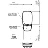 Rétroviseur BRITAX 7135023AM