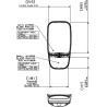 Rétroviseur BRITAX 7135013AM