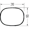 Rétroviseur HELLA 8SB002404121