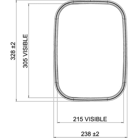 Rétroviseur BRITAX 7130014AM