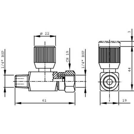 Robinet manomètre FLUIDPRESS EM180