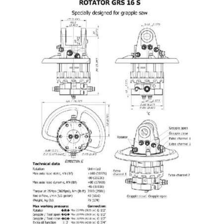 Rotateur BALTROTORS GRS16S